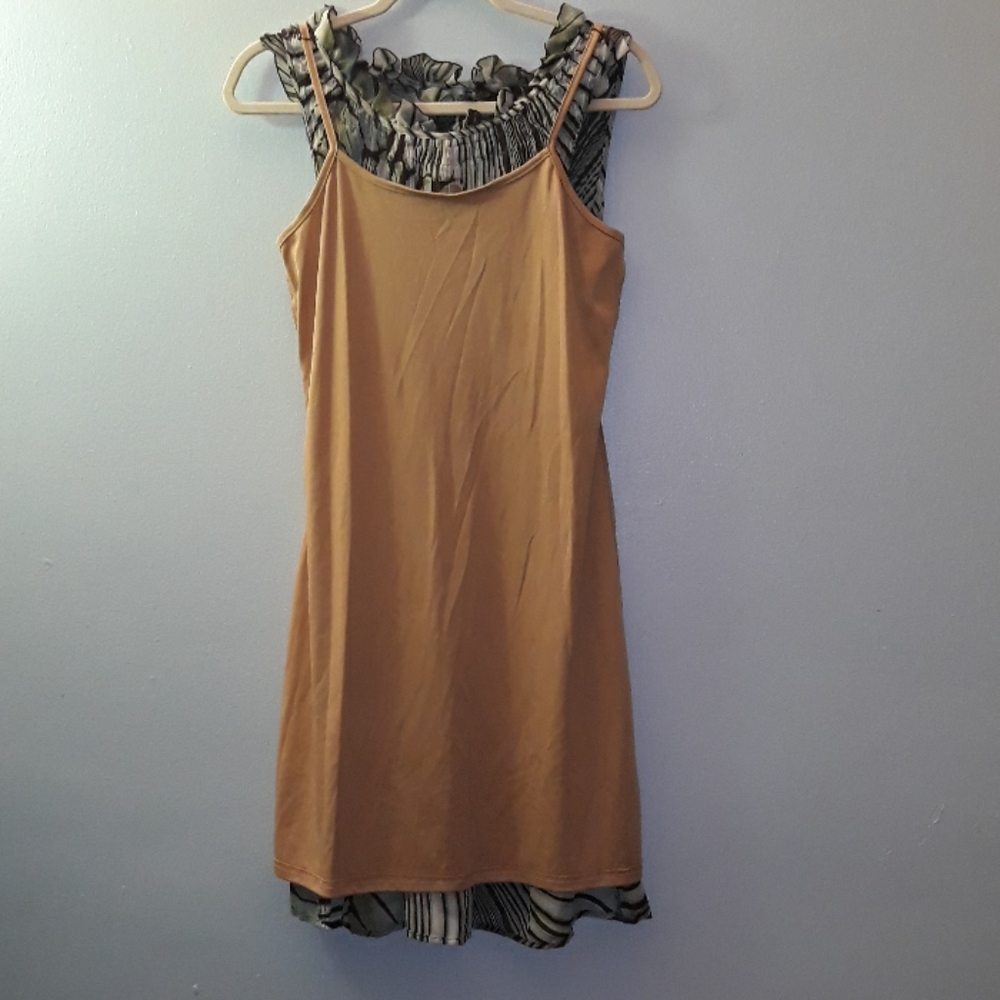 Amanda Lane Ruffle Neck Dress - Picture 4 of 4